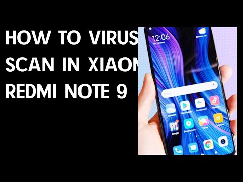 How to use Virus Scan in XIAOMI Redmi Note 9