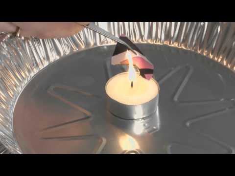 Part of a video titled Burn Testing for Fabric Identification - YouTube