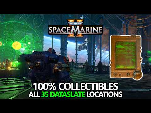 Warhammer 40k Space Marine 2 - All 35 Collectibles (Dataslates) Locations Guide - "Data Mining"