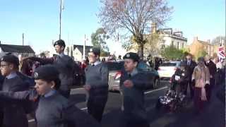 preview picture of video 'Remembrance Day Parade Stonehouse Glos'