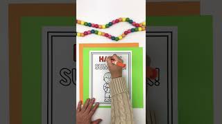 Happy Summer Coloring Pages for Kids #preschool #kindergarten #coloringforkids