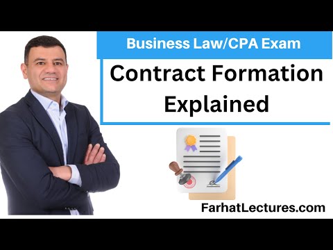 Contract Formation CPA Exam REG Business Law