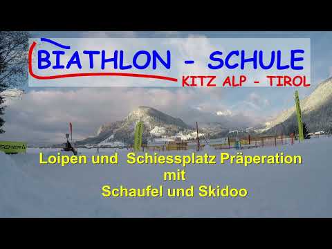 Biathlonarena der Schnee  ist  da ... endlich ...    2026 01 11