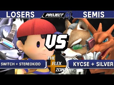 Project M - Switch + StereoKiDD (Ness / Wolf) vs Kycse + Silver (Fox / Zard) - TFZ3 LS