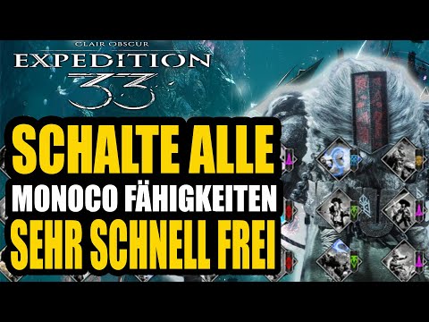 Unlock ALL Monoco skills extremely quickly - Clair Obscur Expedition 33