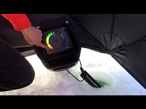 How to use a Humminbird ICE 35 flasher