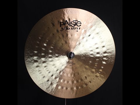 Paiste 20" Masters Dark Flat Ride - 2096g (video demo) image 2