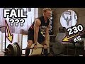 ZVEDNUL JSEM 230 KG NEBO TO BYL FAIL ??