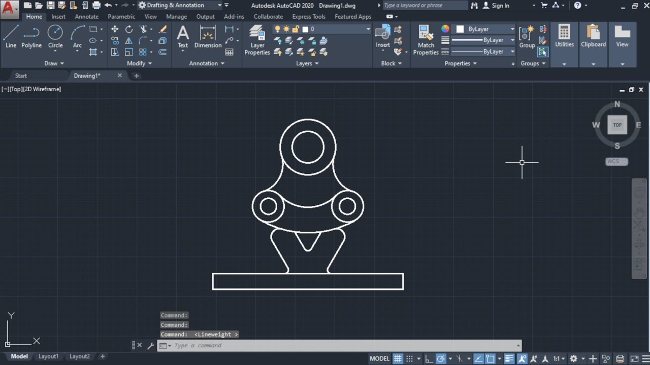 AutoCad Drawing Mechanical | Autocad 2d tutorial for beginners | Drawing | CAD by Ankit | #autocad