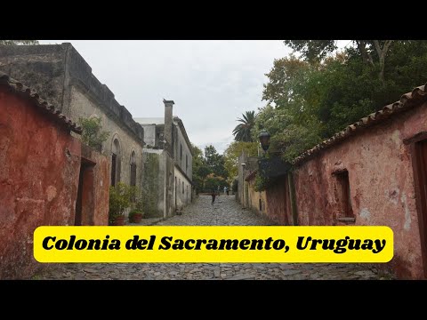 Colonia del Sacramento, Uruguay Walk - Cobblestone Streets & Lighthouse Views