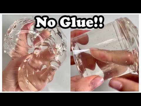 Clear Slime 💧 How To Make Quick And Easy No Glue...