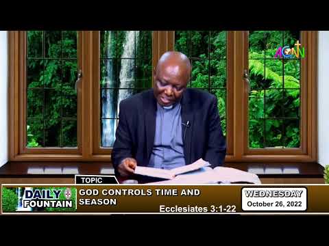 DAILY FOUNTAIN FOR OCTOBER 26 -2022