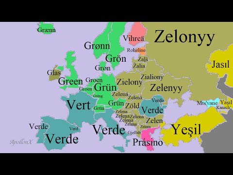 Colors | European Languages Comparison