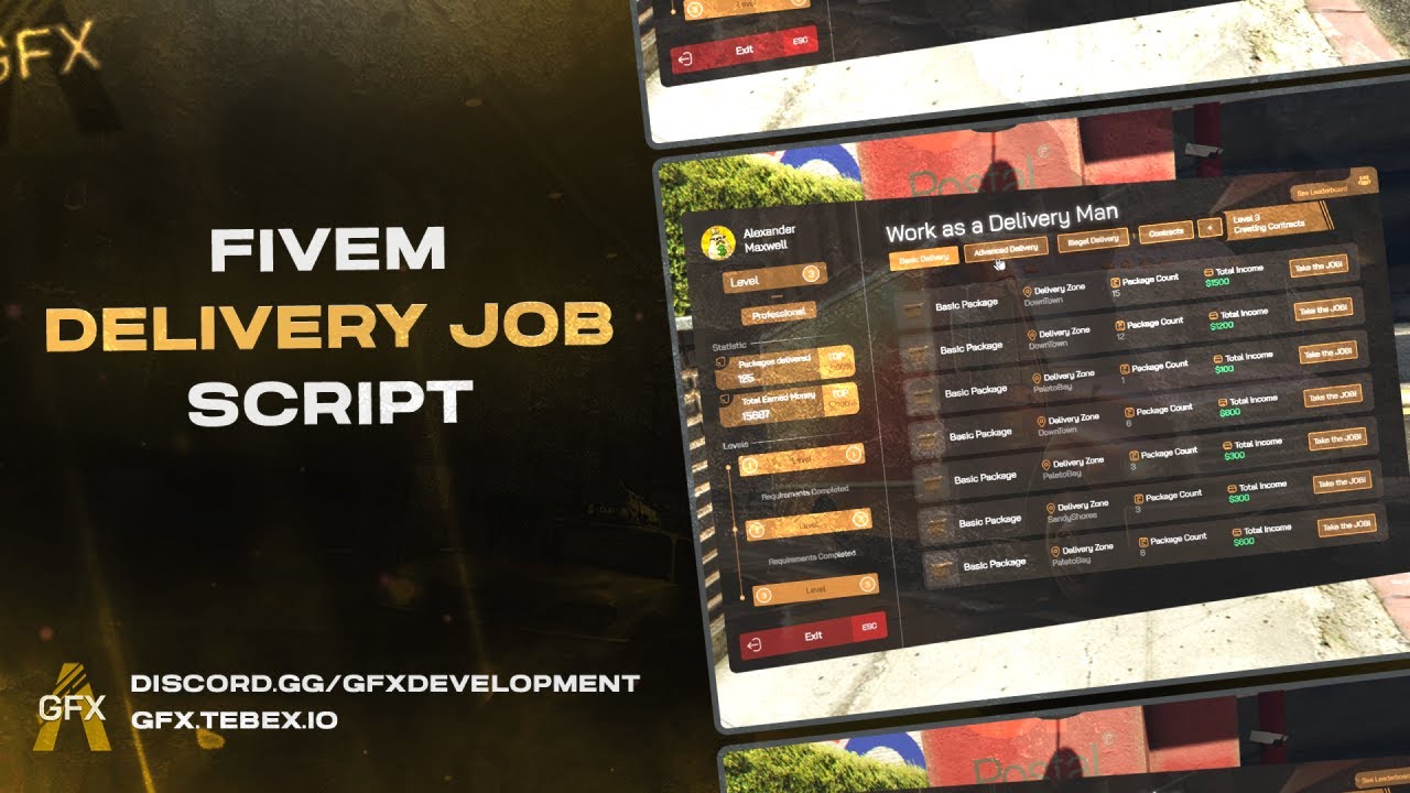 [PAID] GFX Advanced Delivery Job Script thumbnail 2
