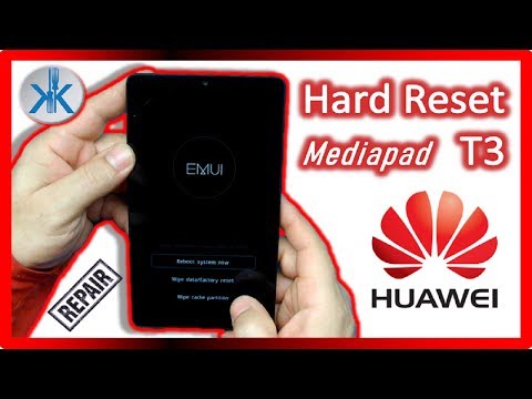 👍 Cómo resetear Huawei MediaPad T3 , hard reset 2018