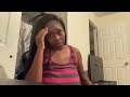 K Marie Putting On Her Black Wig