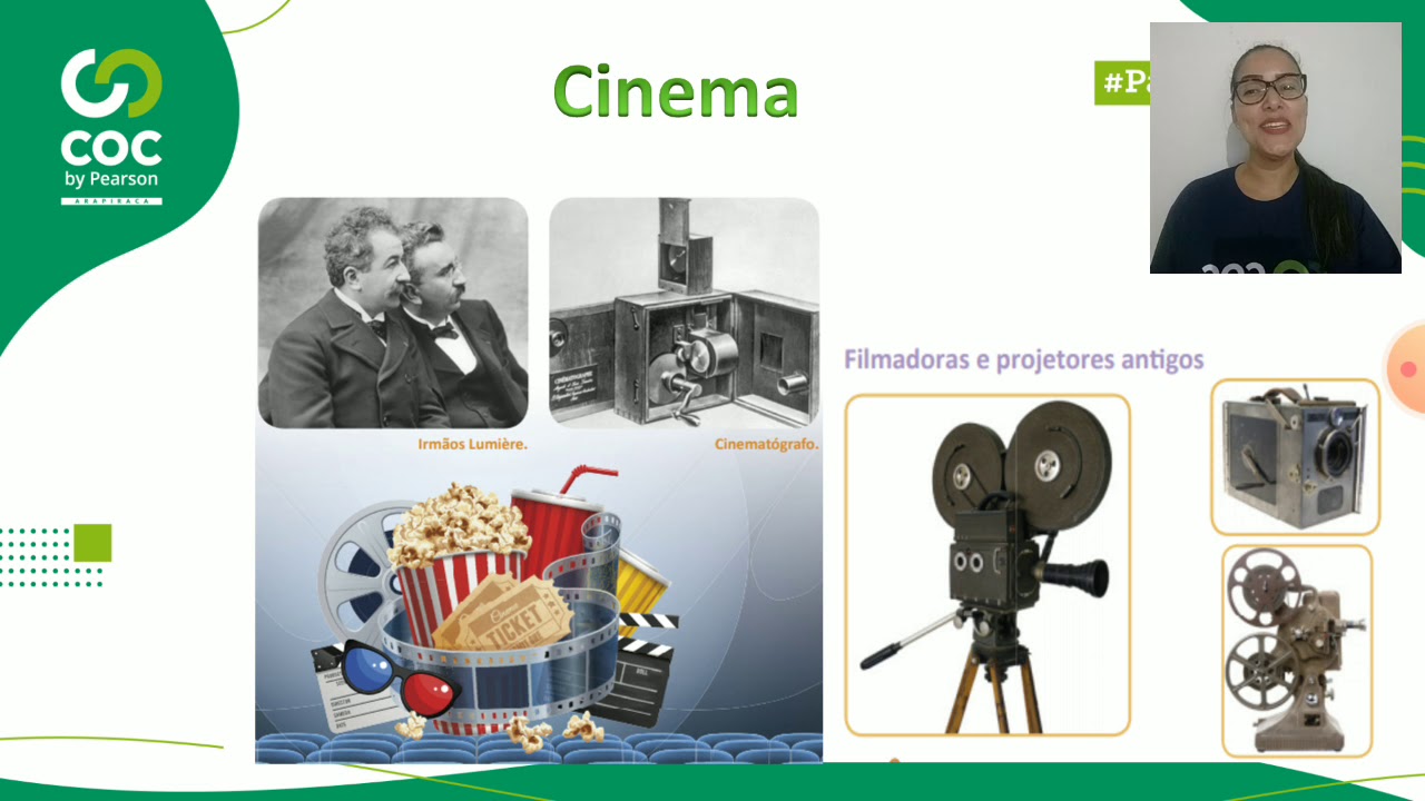 AULA DE ARTE - 5º ANO - 26/11/20 - CONTEÚDO:  Cinema/ Marco da história do cinema.