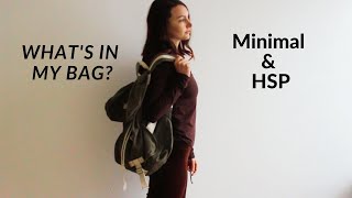 What I Keep In My Bag As A Minimalist & HSP