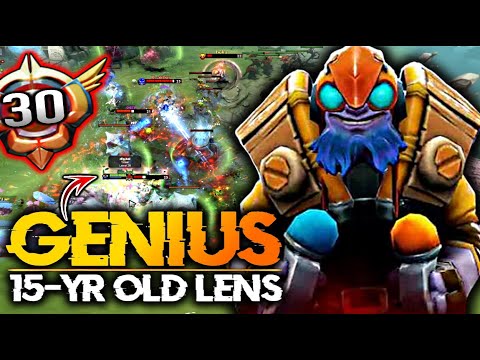 Genius Tinker 15-year Old kid LENS will teach how to Play Tinker! Dota 2 7.29c Tinker Gameplay.