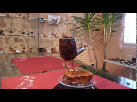 Brand new briar pipe PARONELLI 9mm billiard walnut -  eBay item number: 182194388683