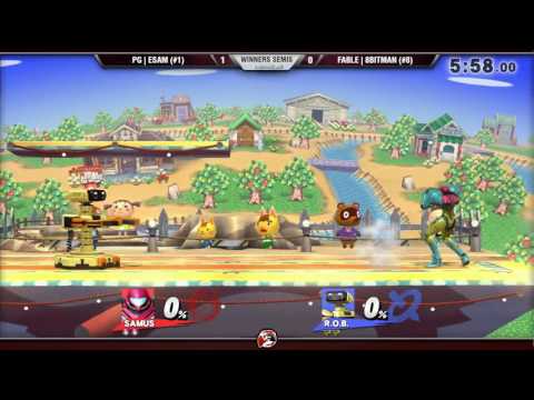 VS Weekly 4/6/17 - Winners Semis - Esam (Samus) vs. 8Bitman (ROB) - Smash 4