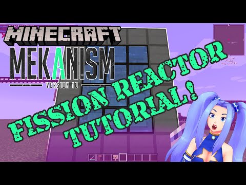Mekanism v10 Fission Reactor Tutorial (Minecraft)