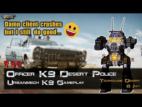 [BRxV] Officer K9 Desert Police - Urbanmech K9 Gameplay