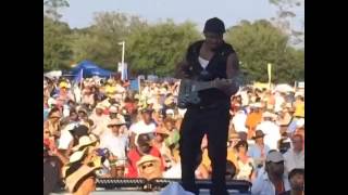Rodney jones jr soloing at the seabreeze jazz fest in panam