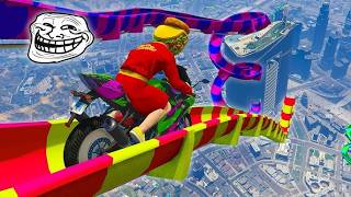 LA CARRERA TROLL MAS EXTREMA DE GTA 5 ONLINE