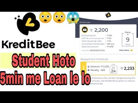 college student for loan Approved Rs2000 to Rs100000 | KreditBee loan give ways for student Video