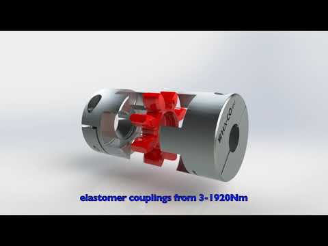 Precision/elastomer coupling SKP