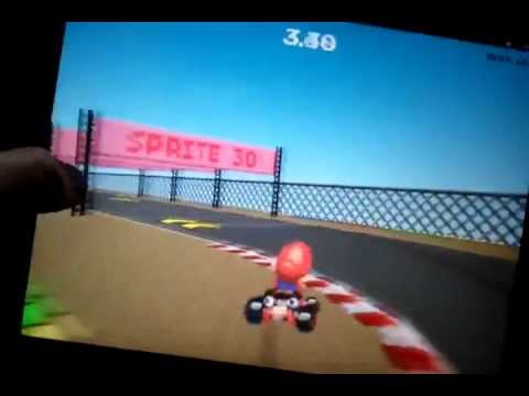 Mario Kart tribute on iOS using HTML (powered by Sprite3D.js)