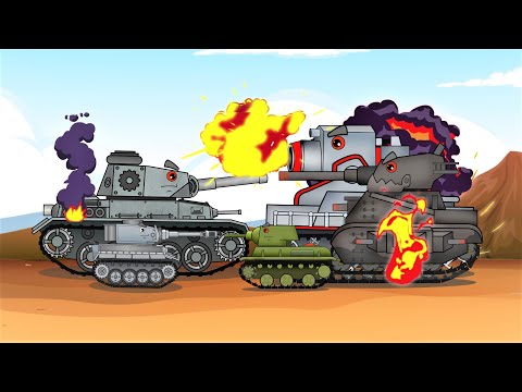 Tanks Deadly Shot : Mimic vs Executioner - Cartoons about tanks