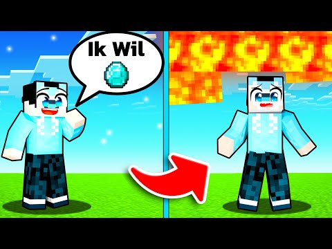 Deze Minecraft Wereld HOORT Wat Ik ZEG!?