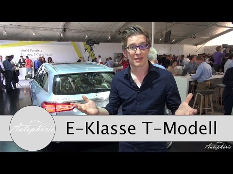 Weltpremiere: Mercedes-Benz E-Klasse T-Modell (BR 213) Vorstellung - Autophorie