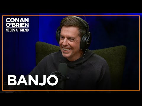 Ed Helms & Conan Talk About Their First Guitars | Conan O’Brien Needs a Friend