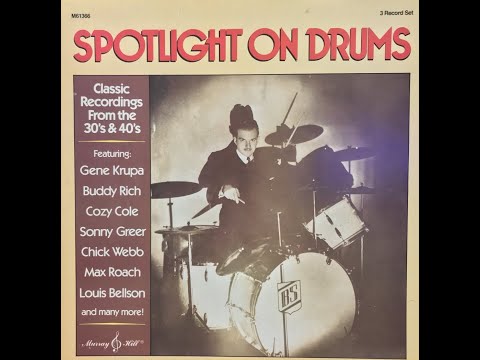 Gene Krupa & His Orchestra 5/21/1940 "No Name Jive"  from "Spotlight On Drums" 1983