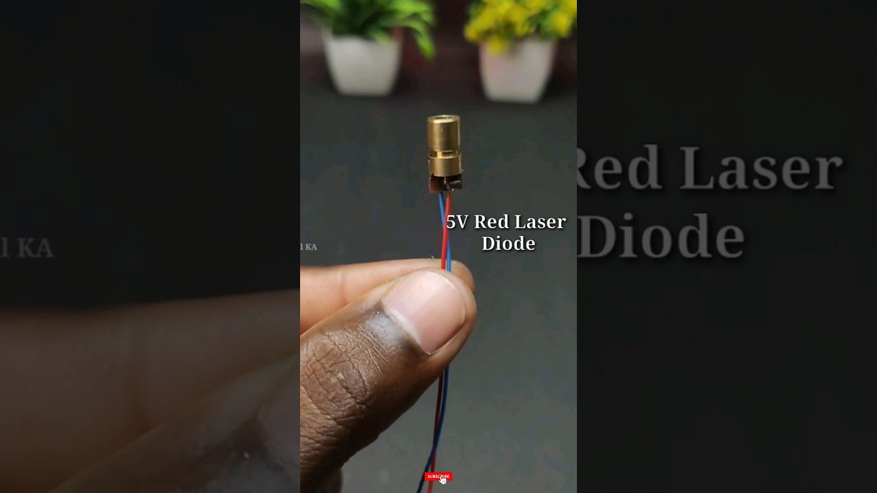 Red Laser Diode Module 650nm 6mm 5V Adjustable Dot Video Thumbnail