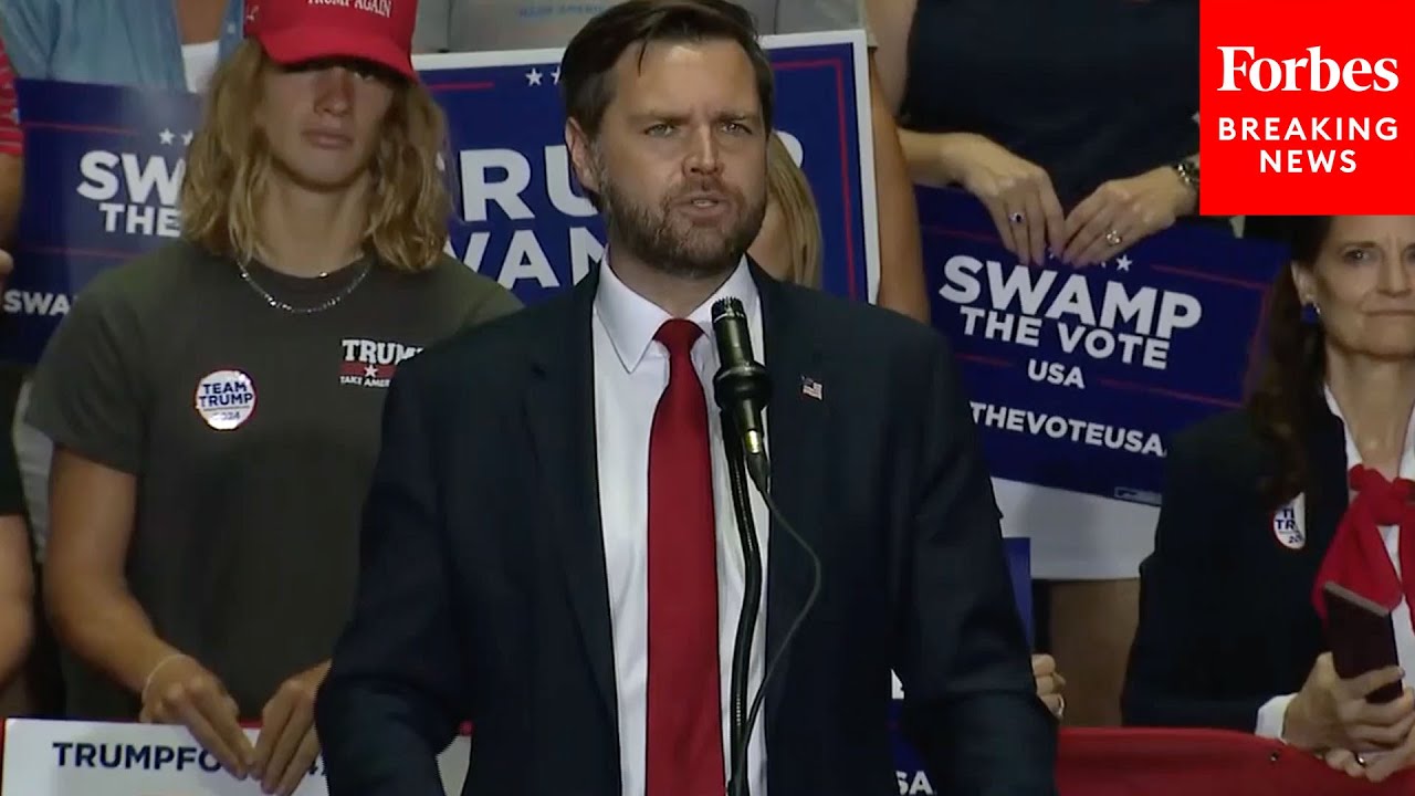 BREAKING NEWS: JD Vance Rallies Voters, Takes Questions From Reporters In Charlotte, North Carolina