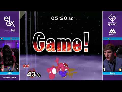 aMSa vs Crush - EGLX 2018 - Melee Losers Eighths