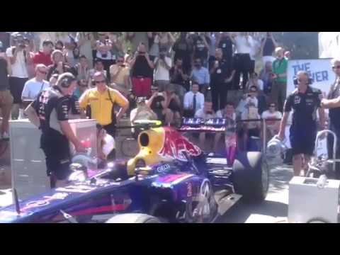 Red Bull F1 Australian National Anthem 2013
