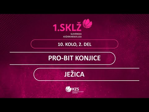 Pro-Bit Konjice : Ježica - 10. kolo, 2. del - 1. Ž SKL - Sezona 2020/21 - 4/4