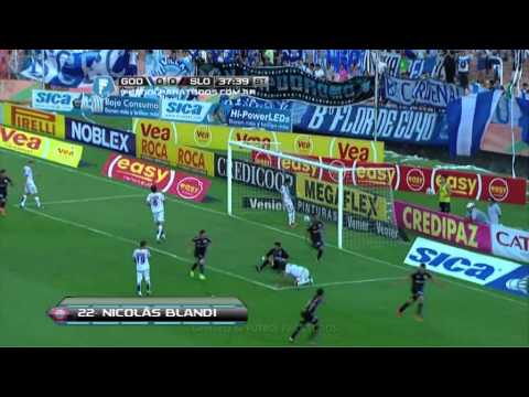 Gol Blandi. Godoy Cruz 0 - San Lorenzo 1. Final 2014. Fecha 7. Fútbol Para Todos.