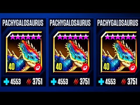 ALL PACHYGALOSAURUS TEAM (JURASSIC WORLD)