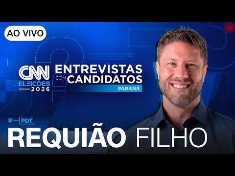 AO VIVO: ENTREVISTA COM REQUIÃO FILHO (PDT) AO GOVERNO DO PARANÁ | CNN ELEIÇÕES