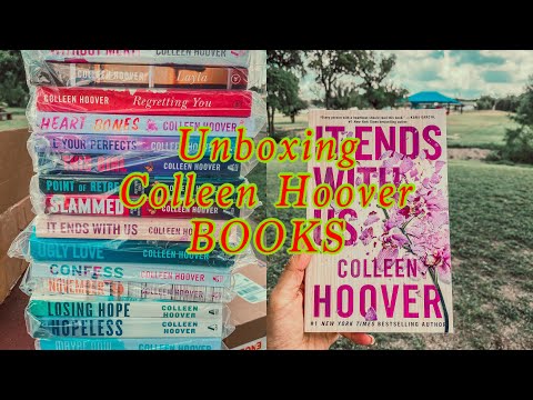 English colleen hoover books combo novels, a5