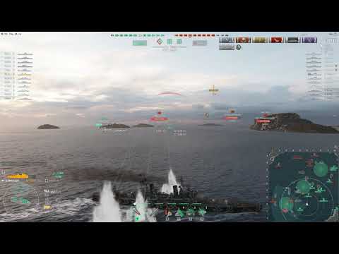 Minotaur British Cruiser | 8 Kills, Radar, 201k Dmg, Conf | World of Warships Replay