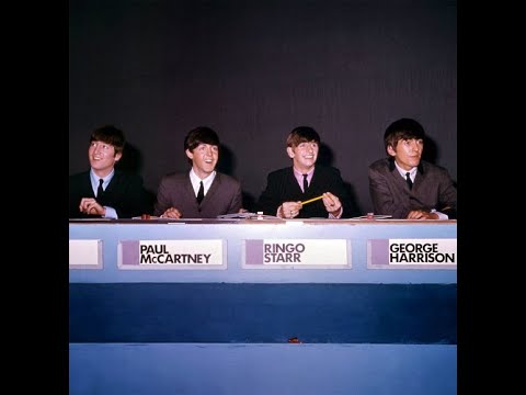 1963 12 07 The Beatles Juke Box Jury recorded at Empire Theatre Liverpool with David Jacobs