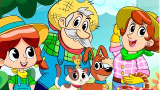 THE FARMER IN THE DELL | Kids song | Clap clap kids