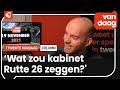 'Met pandemie golf 300, grijp je als kabinet Rutte 7 pas in als het echt erg wordt'